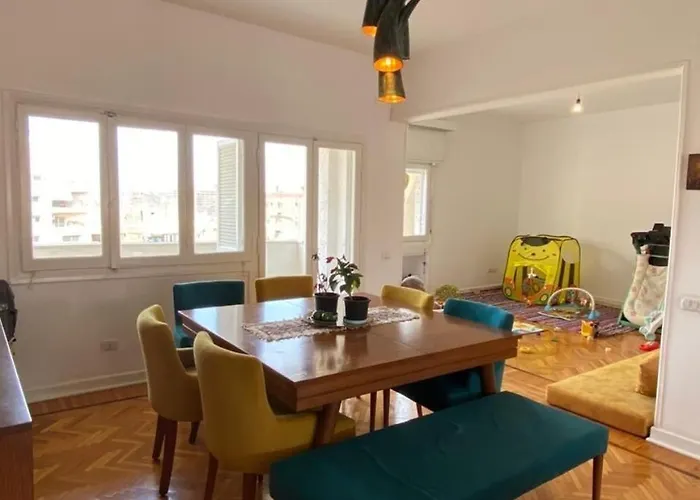 Sunny Ready To Move In Apartment In Mohandessin